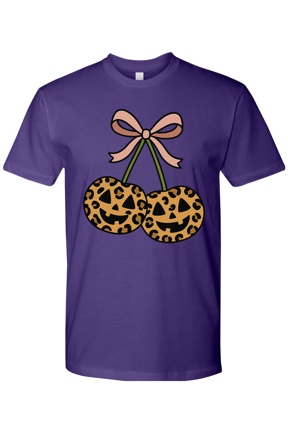Leopard Cherry Jack-o-Lantern T-Shirt