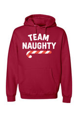 Red Christmas hoodie with 