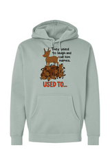 Light green Christmas hoodie with 