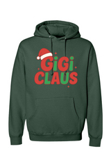 Green Christmas hoodie with 