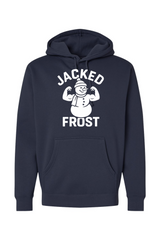 Navy blue Christmas hoodie with 