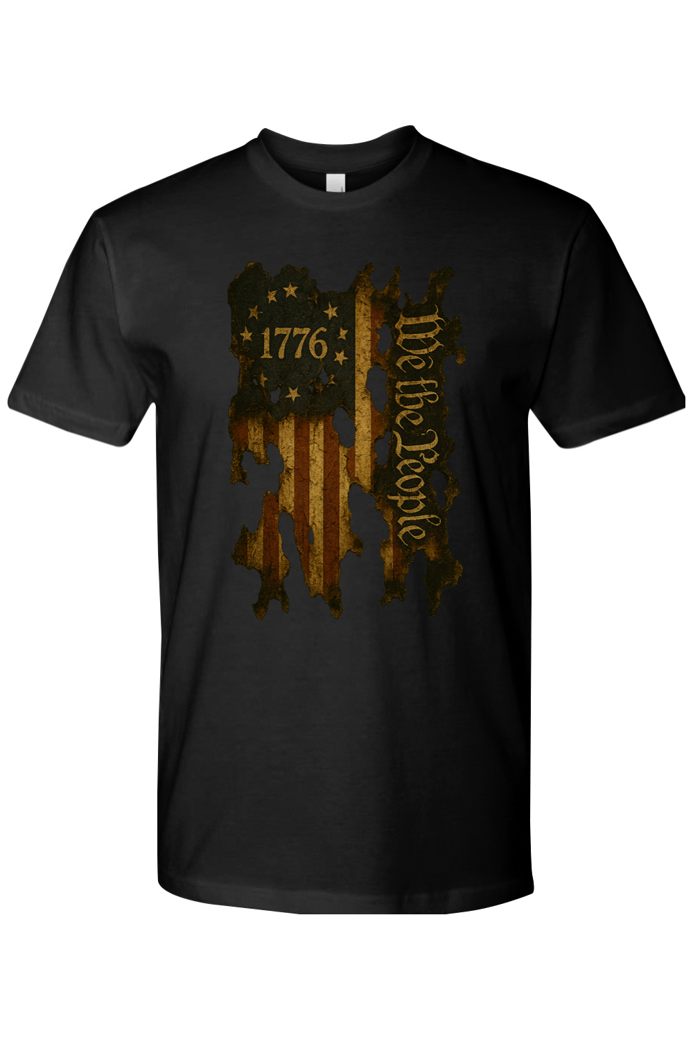 1776 Ripped Flag T-Shirt