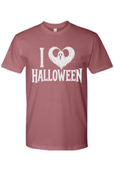 I Love Halloween Ghost T-Shirt