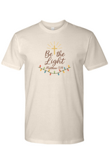 Beige cream Christmas t-shirt with 