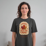 Peak Leaf Peeper Badge T-Shirt - Coal (lifestyle)