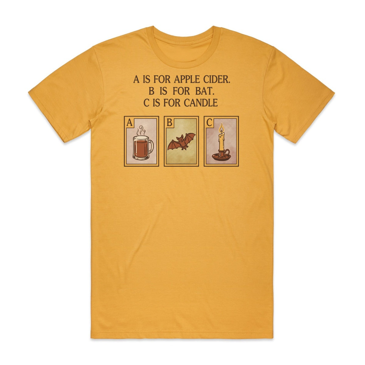 ABC Halloween T-Shirt - Candy Corn