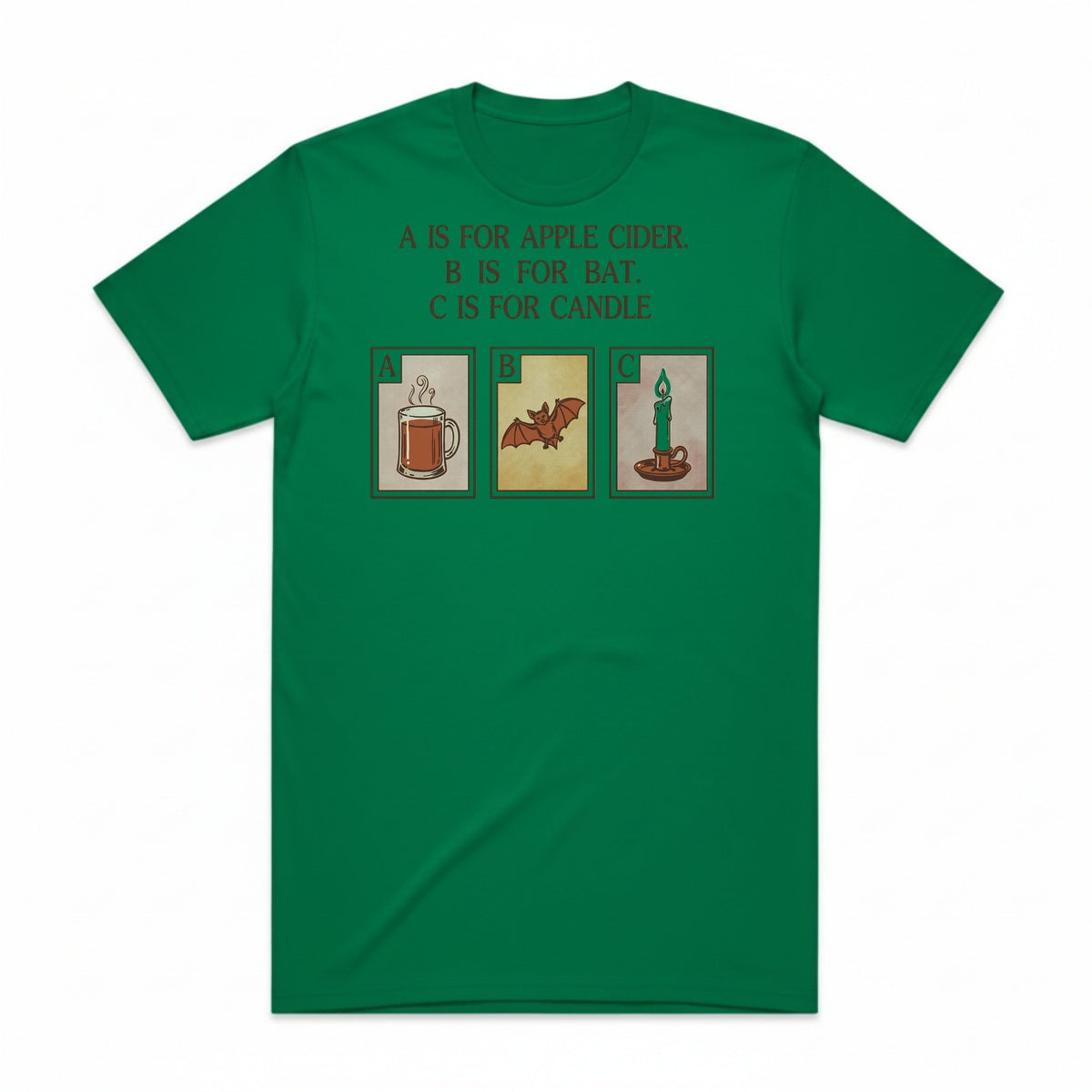 ABC Halloween T-Shirt - Frankenstein