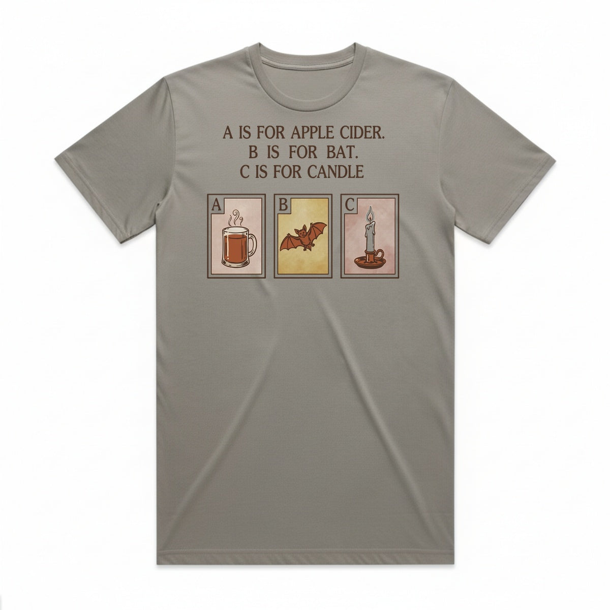 ABC Halloween T-Shirt - Phantom Gray
