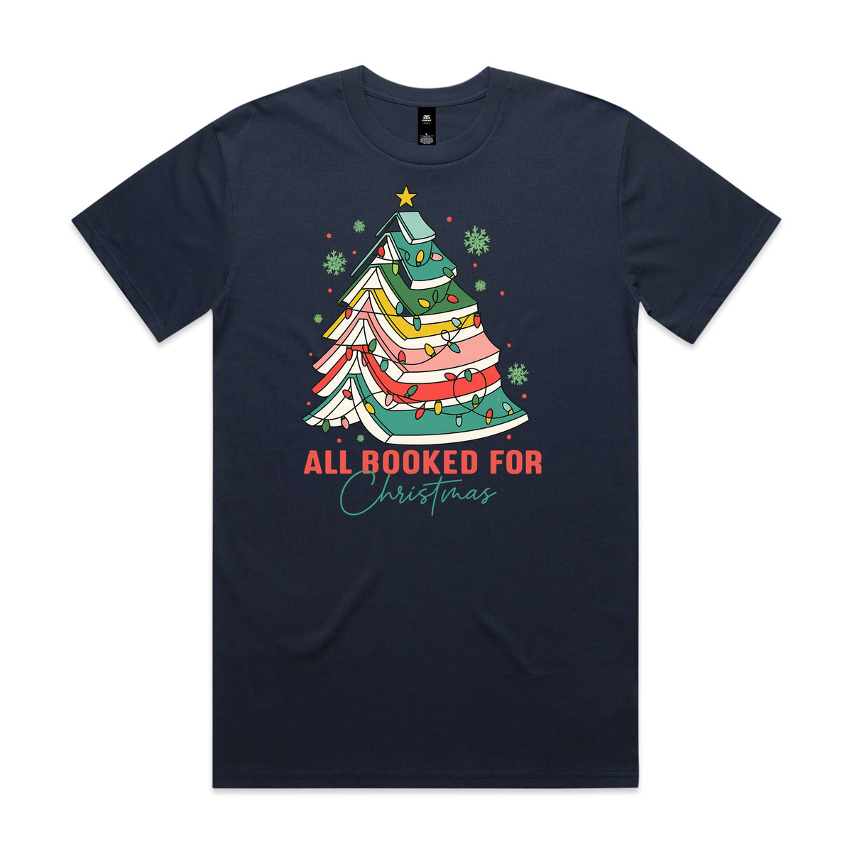 All Booked for Christmas T-Shirt