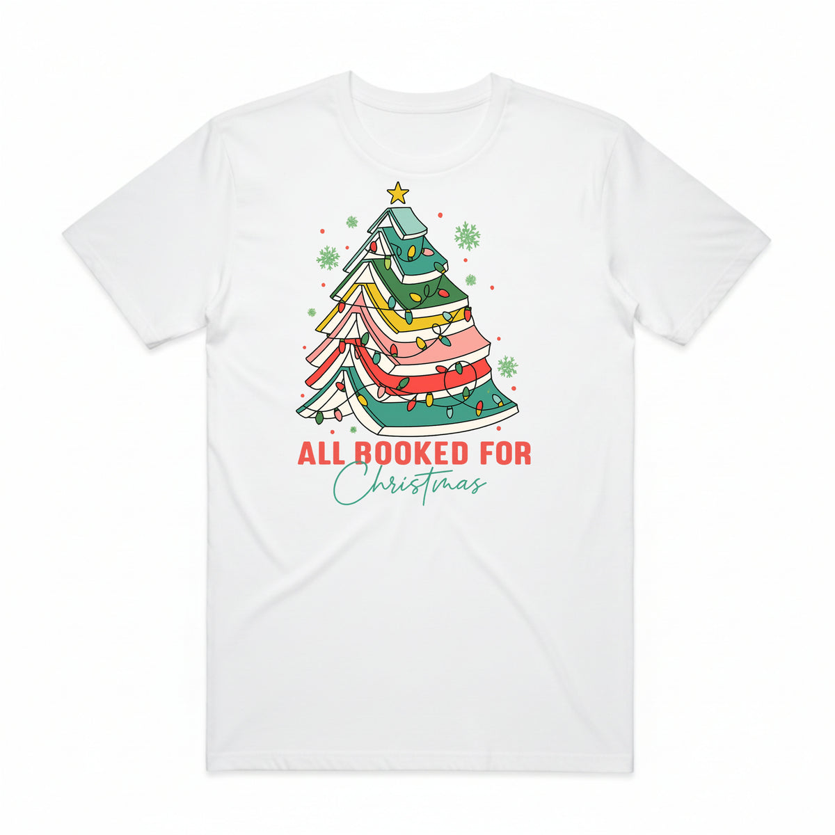 All Booked for Christmas T-Shirt