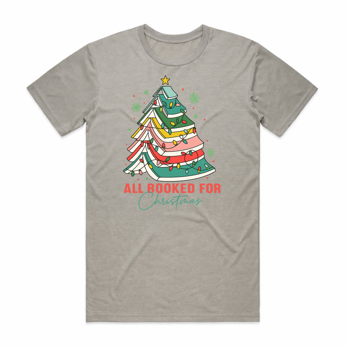 All Booked for Christmas T-Shirt