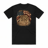America 250 Barnwood Flag T-Shirt