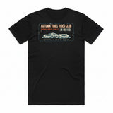 Autumn Vibes Video Club T-Shirt - Black Cat