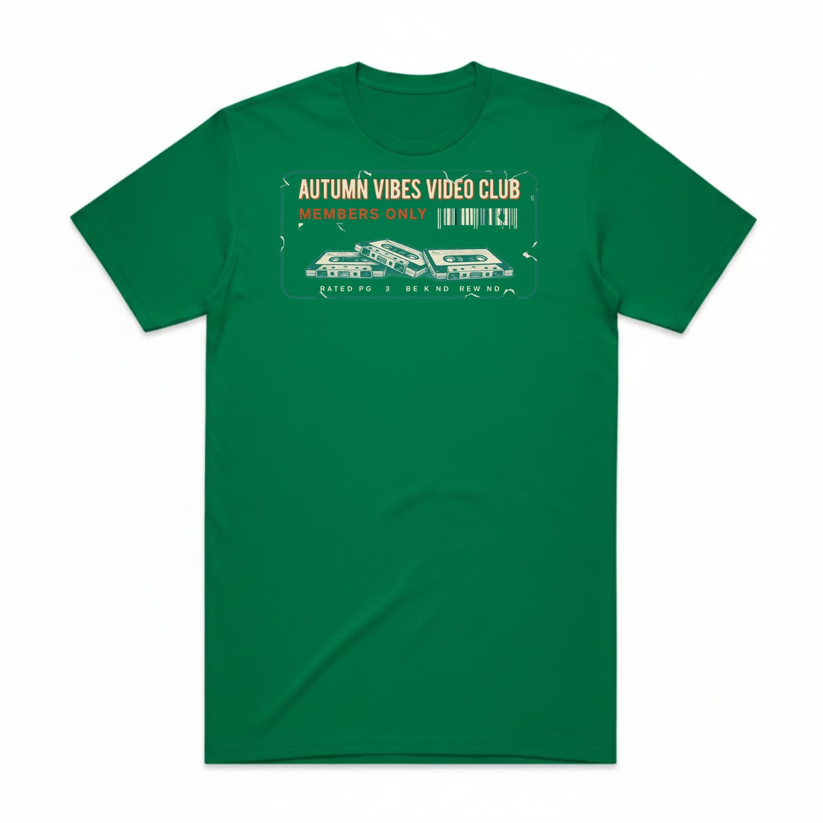 Autumn Vibes Video Club T-Shirt - Frankenstein