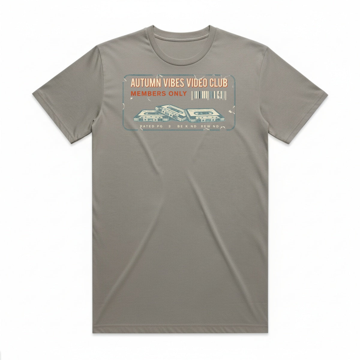 Autumn Vibes Video Club T-Shirt - Phantom Gray