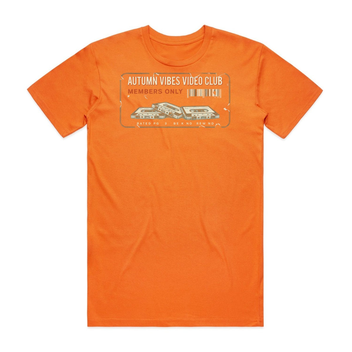 Autumn Vibes Video Club T-Shirt - Pumpkin Patch