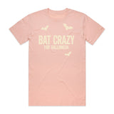 Bat Crazy For Halloween T-Shirt - Boo-tiful Blush