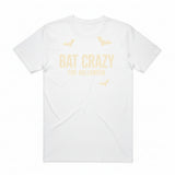 Bat Crazy For Halloween T-Shirt - Casper White