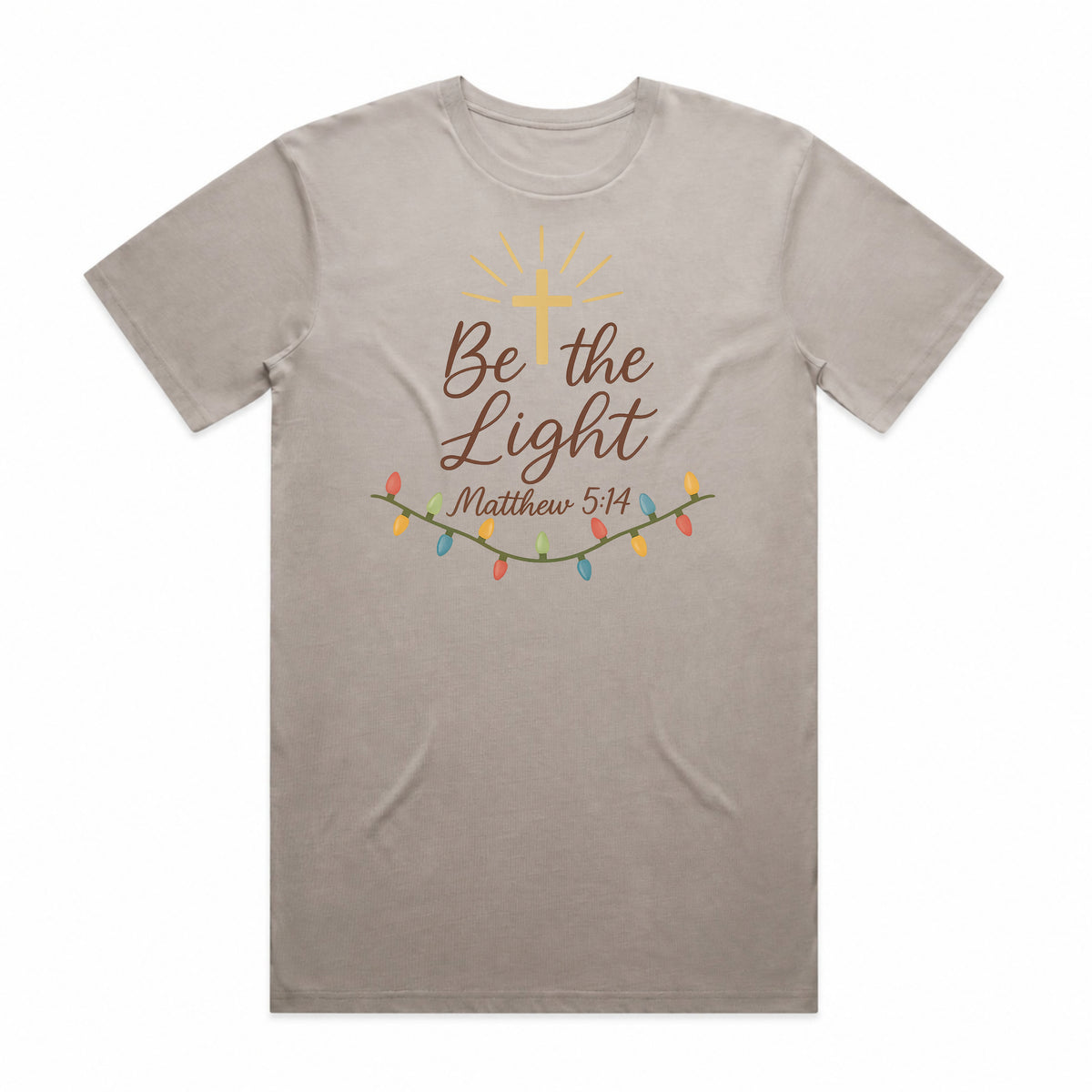 Be the Light Christmas T-Shirt