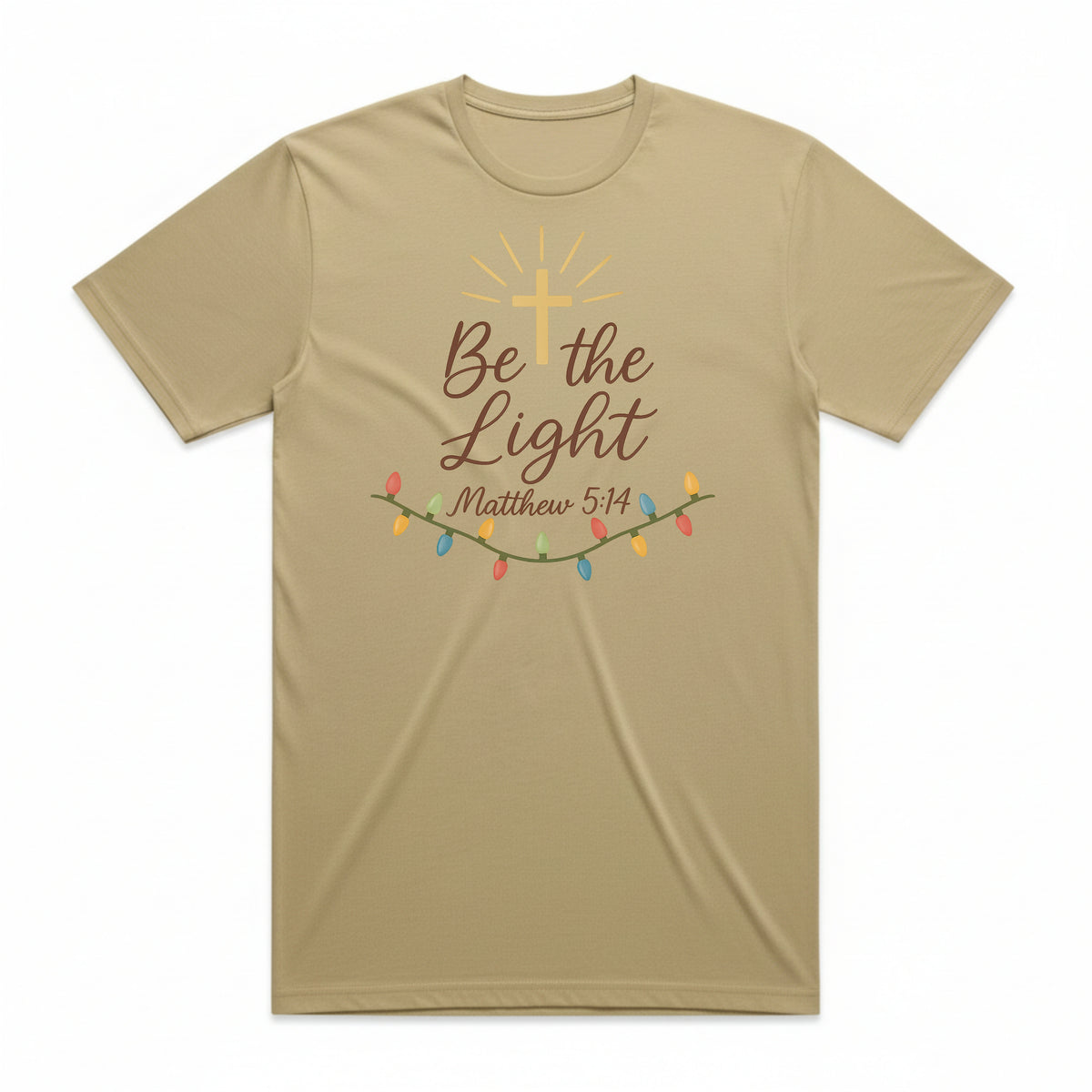 Be the Light Christmas T-Shirt