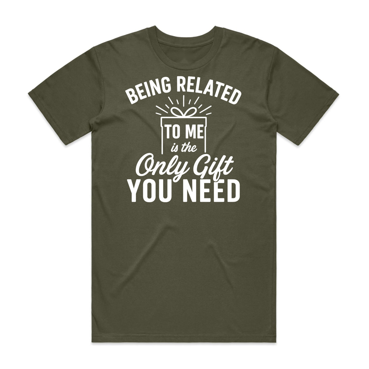 Being Related To Me Christmas T-Shirt