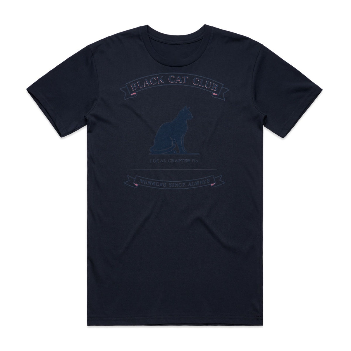 Black Cat Club T-Shirt - Midnight Haunt