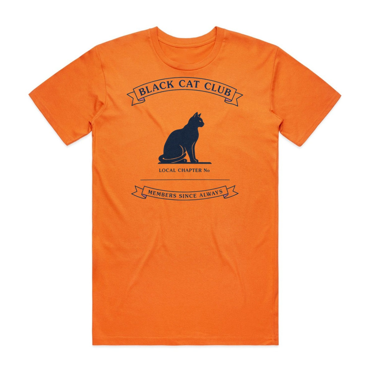 Black Cat Club T-Shirt - Pumpkin Patch