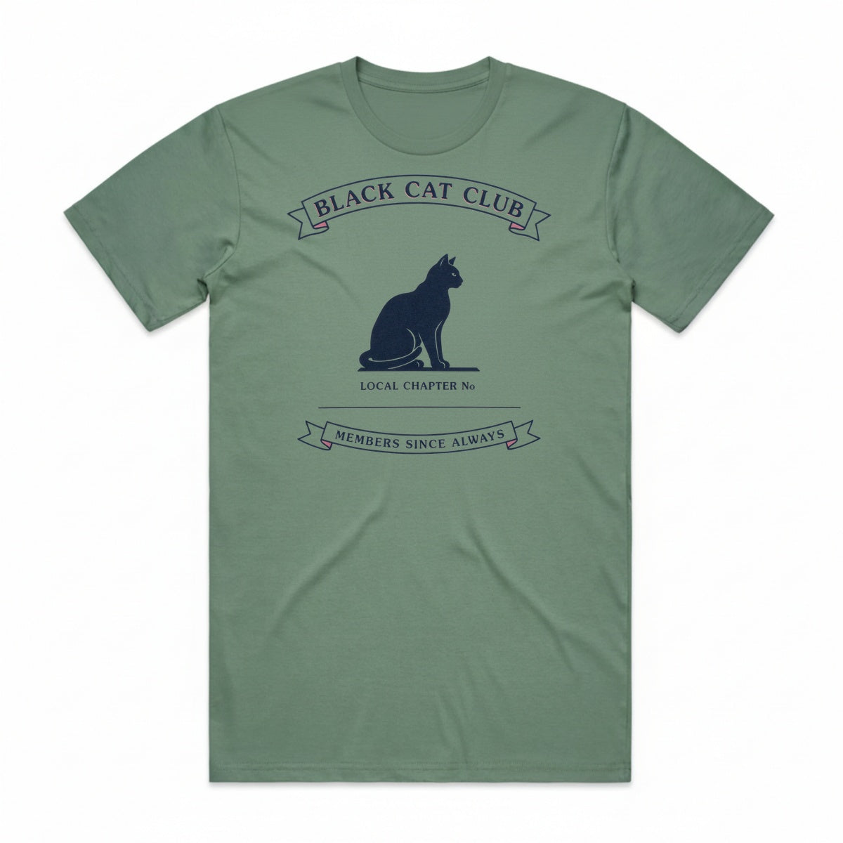 Black Cat Club T-Shirt - Swamp Zombie