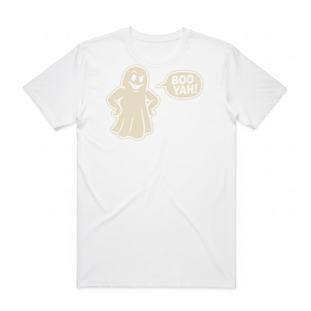 Boo Yah T-Shirt - Casper White