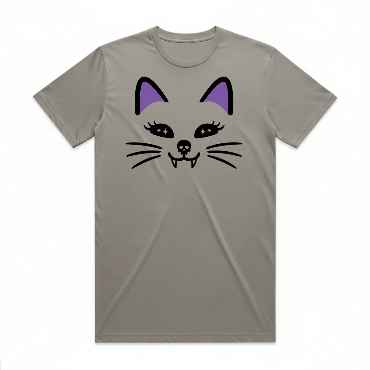 Cat Face Halloween T-Shirt