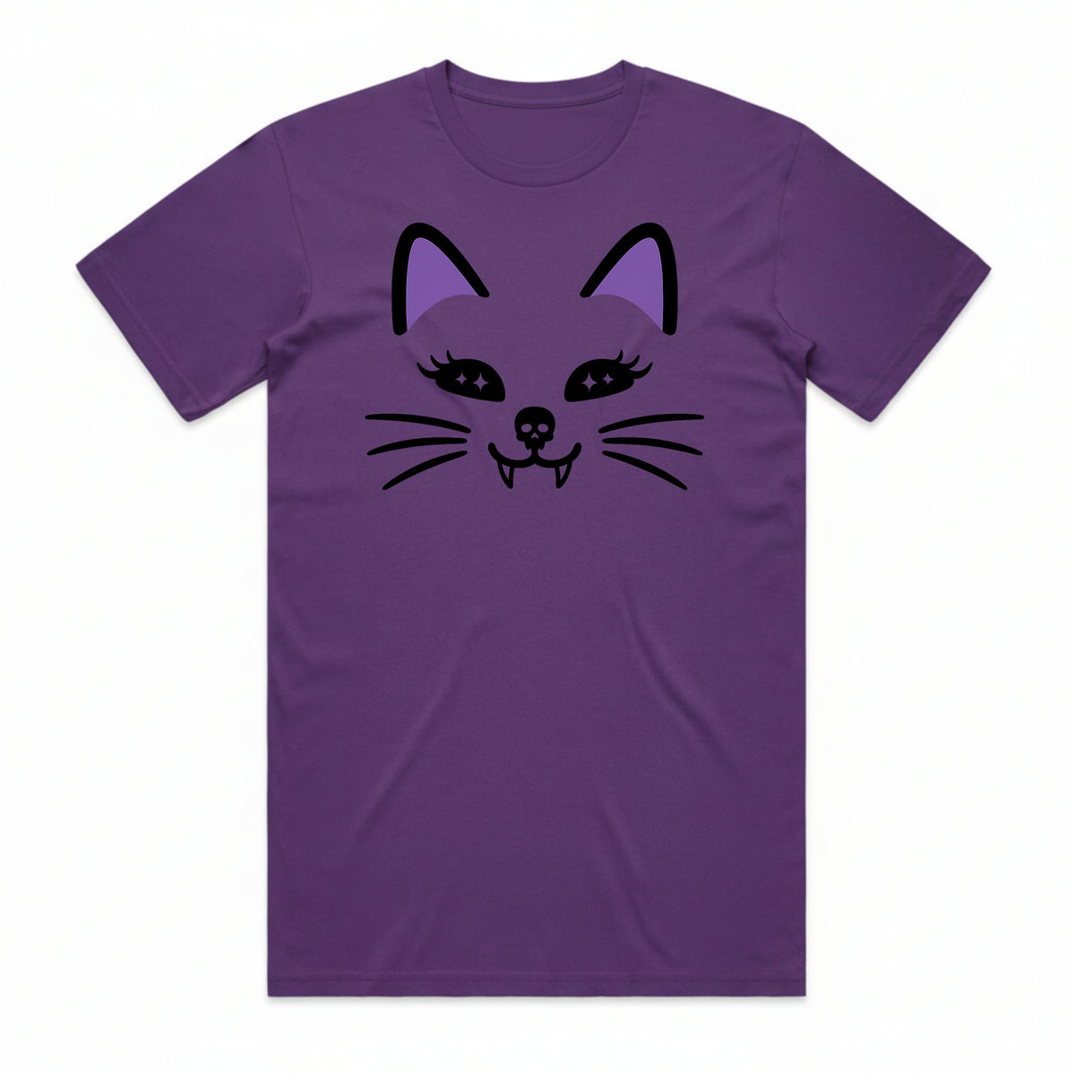 Cat Face Halloween T-Shirt