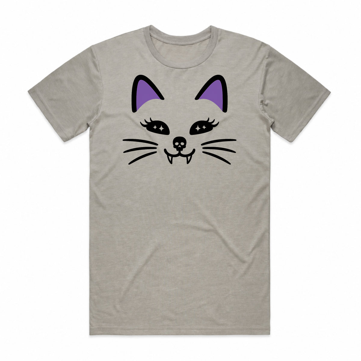 Cat Face Halloween T-Shirt