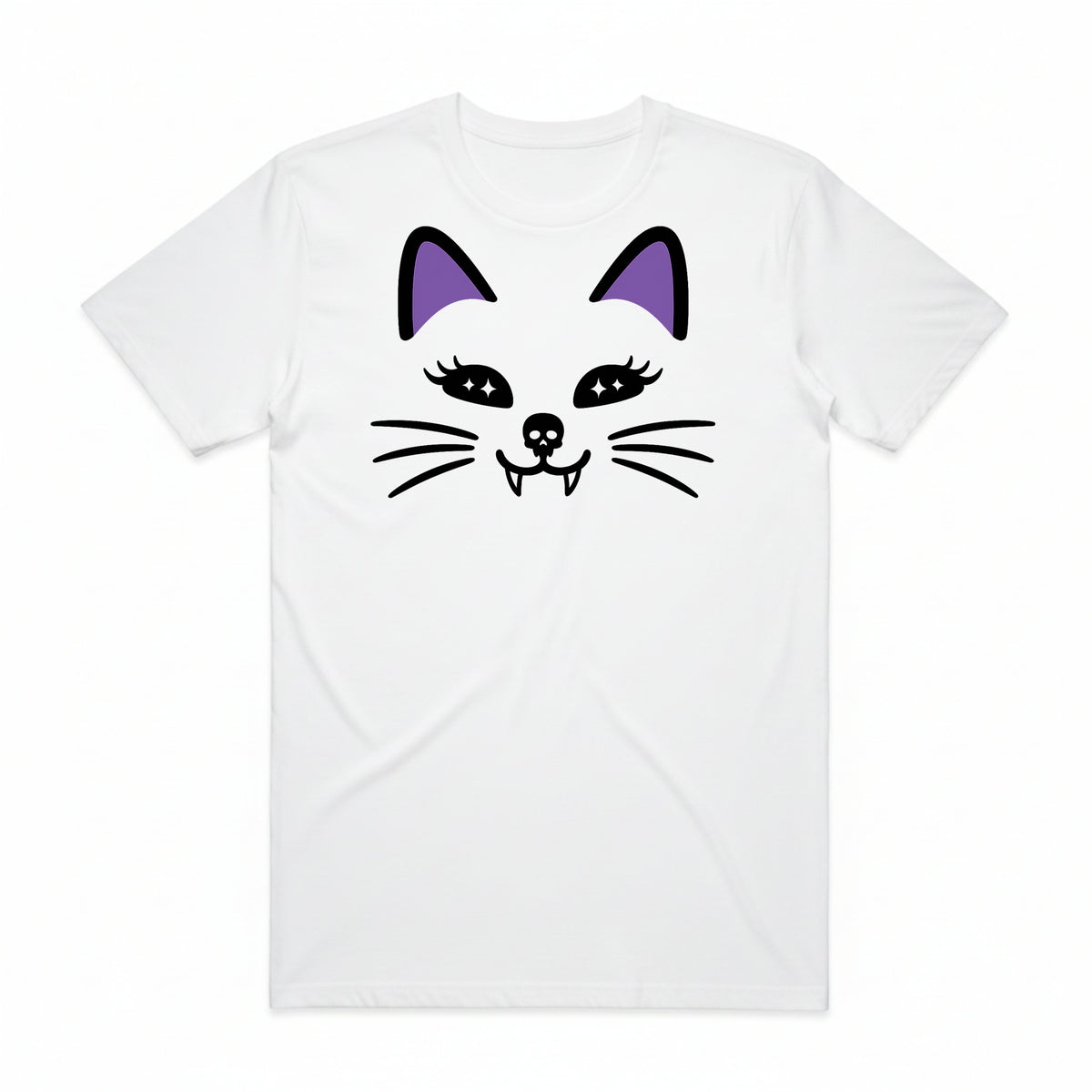 Cat Face Halloween T-Shirt