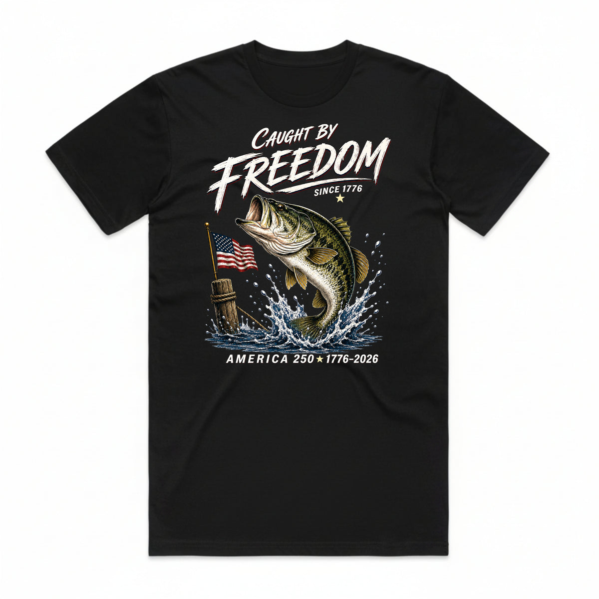 Caught By Freedom 1776 T-Shirt