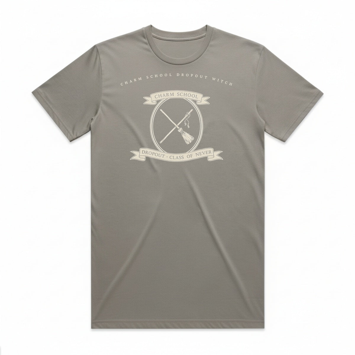 Charm School Dropout T-Shirt - Phantom Gray