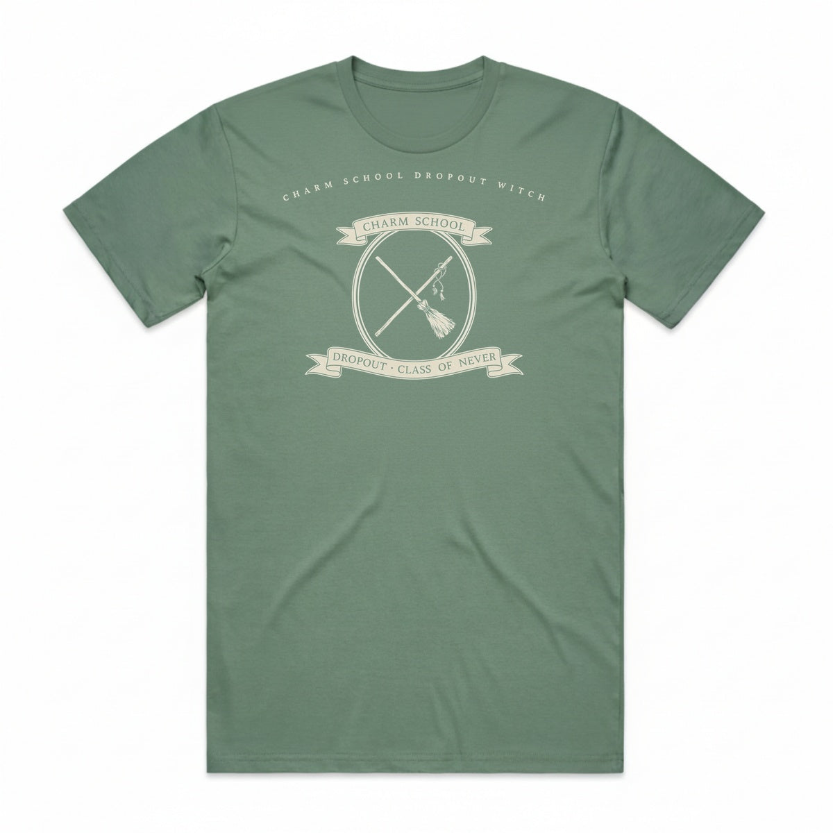 Charm School Dropout T-Shirt - Swamp Zombie