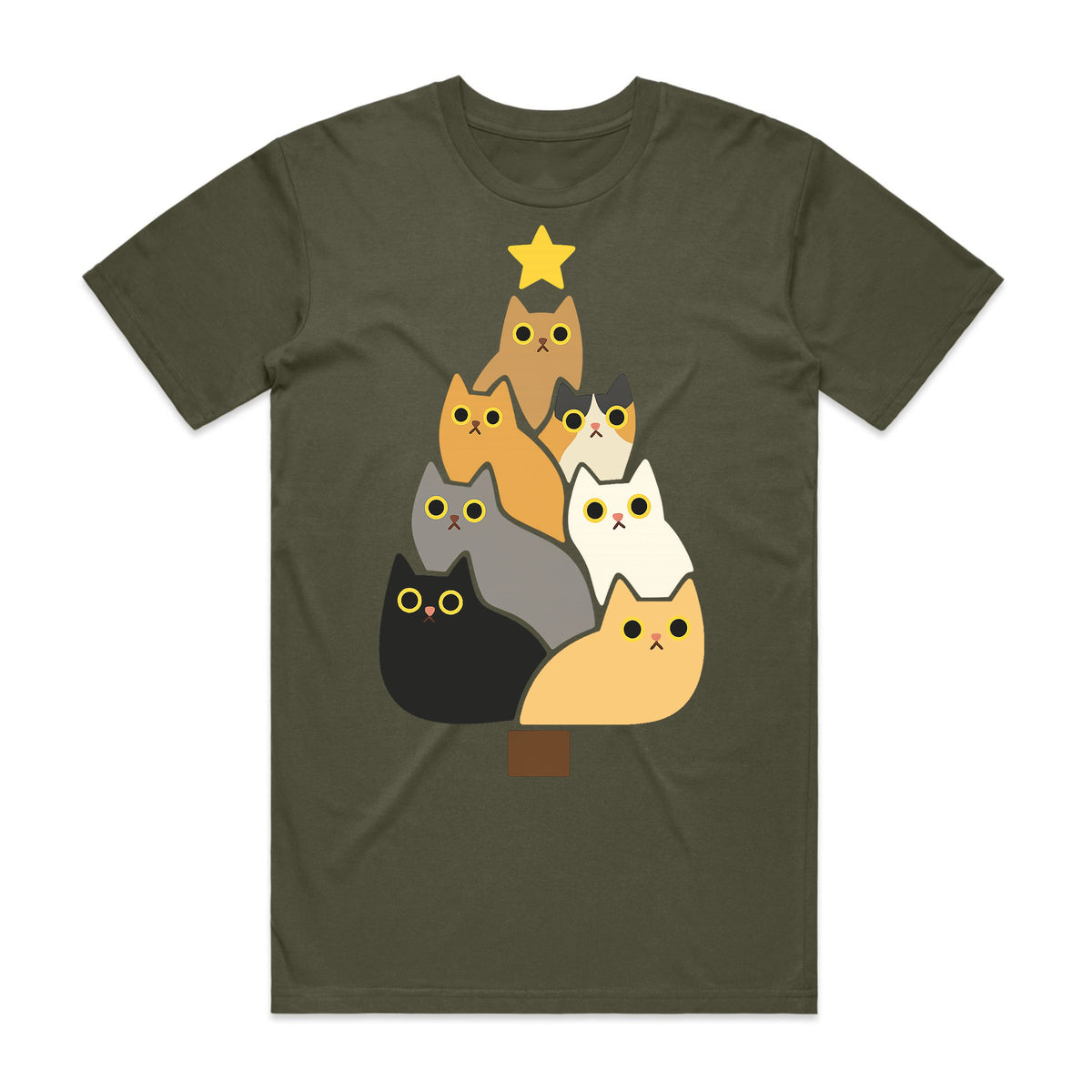 Christmas Cat Tree T-Shirt
