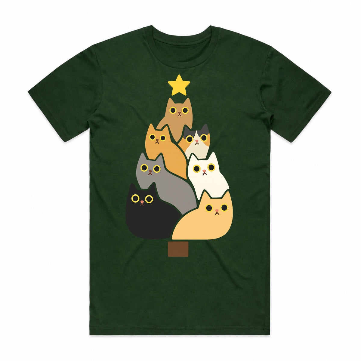Christmas Cat Tree T-Shirt