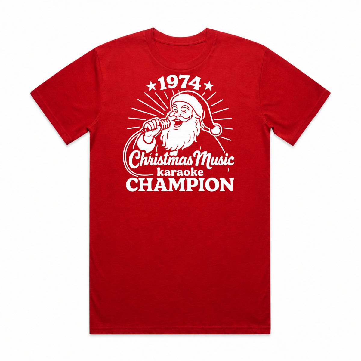 Christmas Karaoke Champion T-Shirt