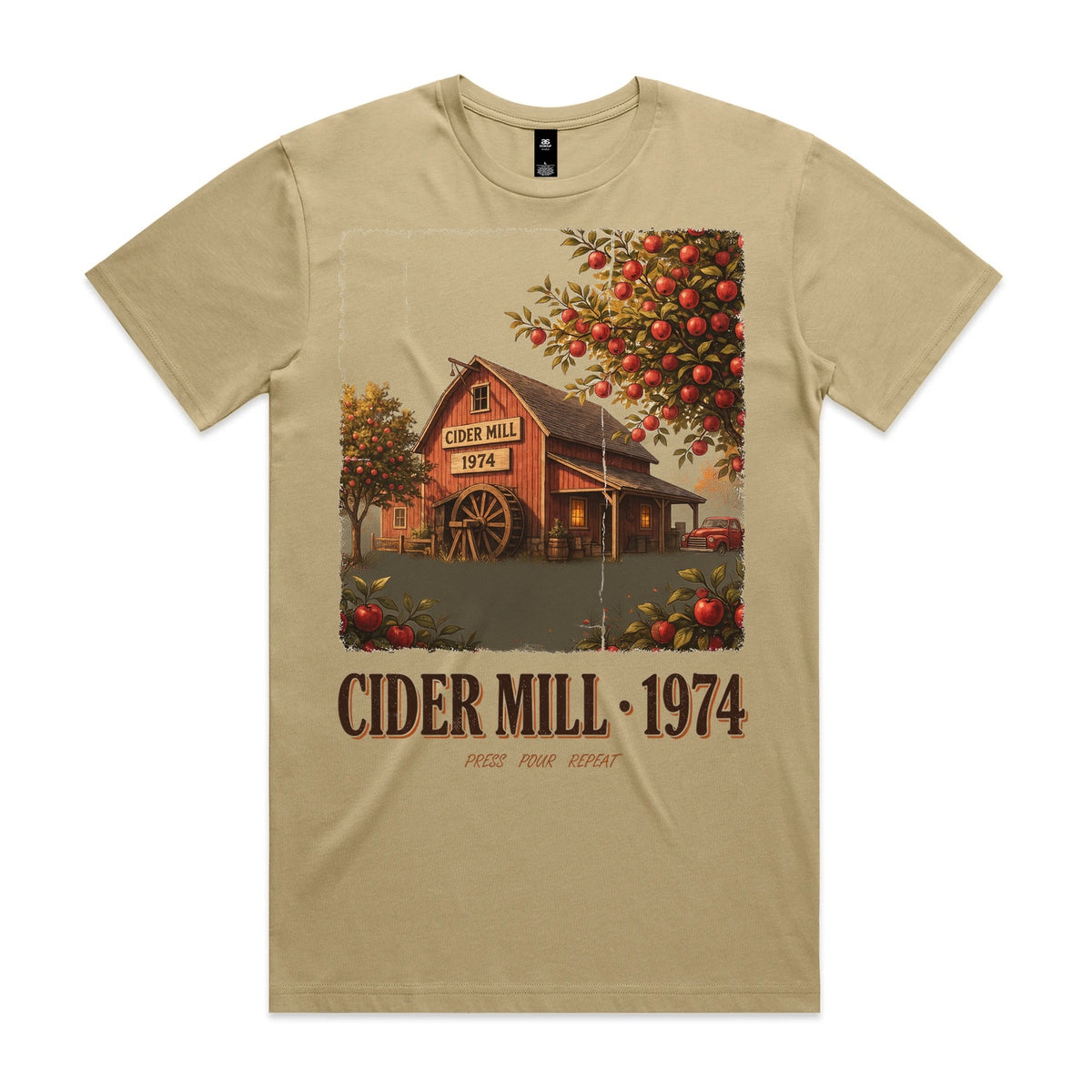 Cider Mill 1974 T-Shirt - Khaki