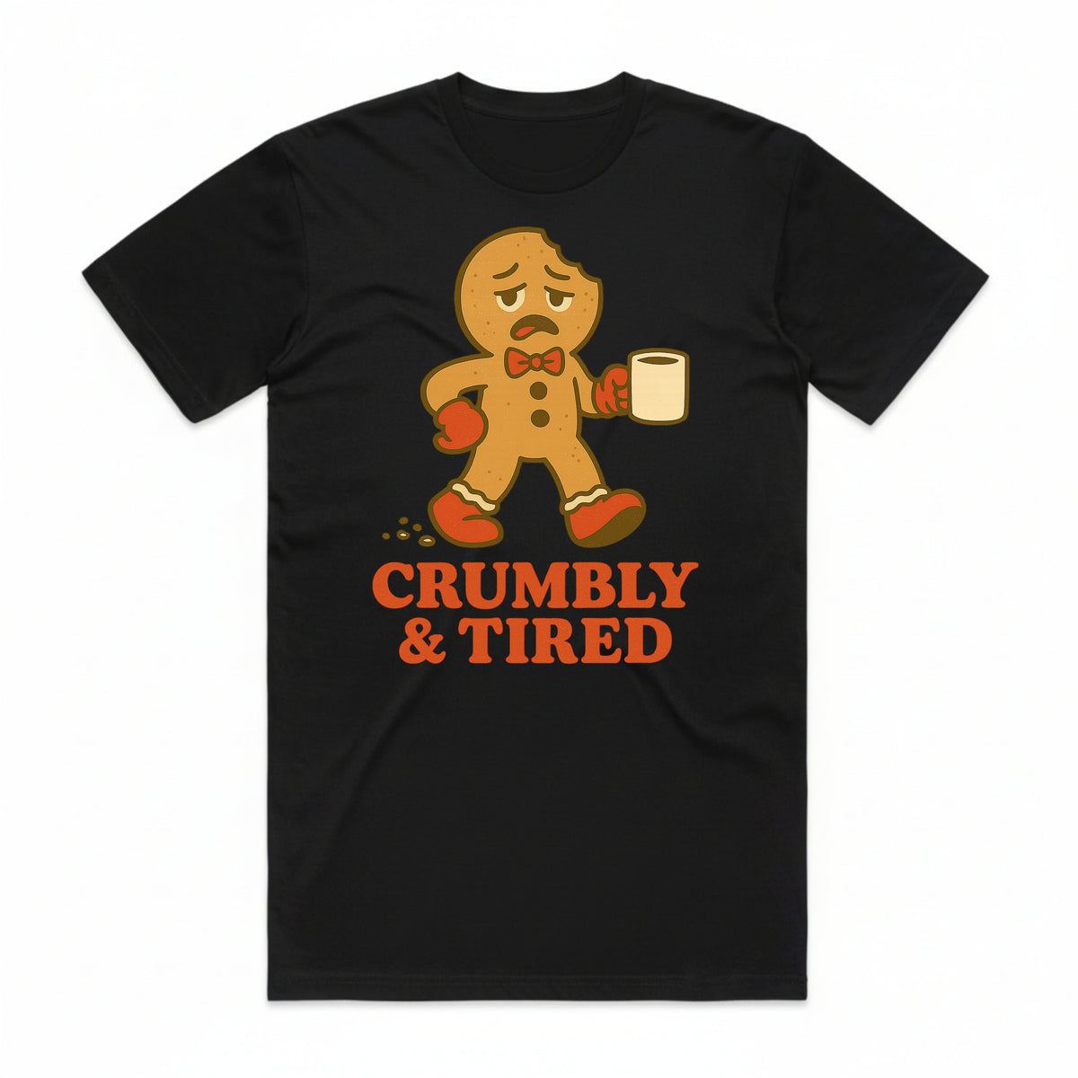 Crumbly & Tired Christmas Gingerbread T-Shirt
