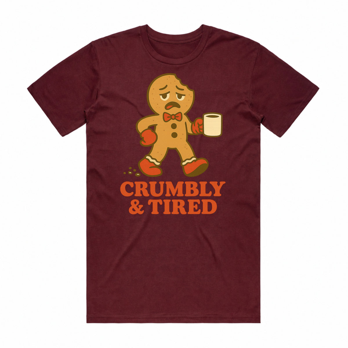 Crumbly & Tired Christmas Gingerbread T-Shirt