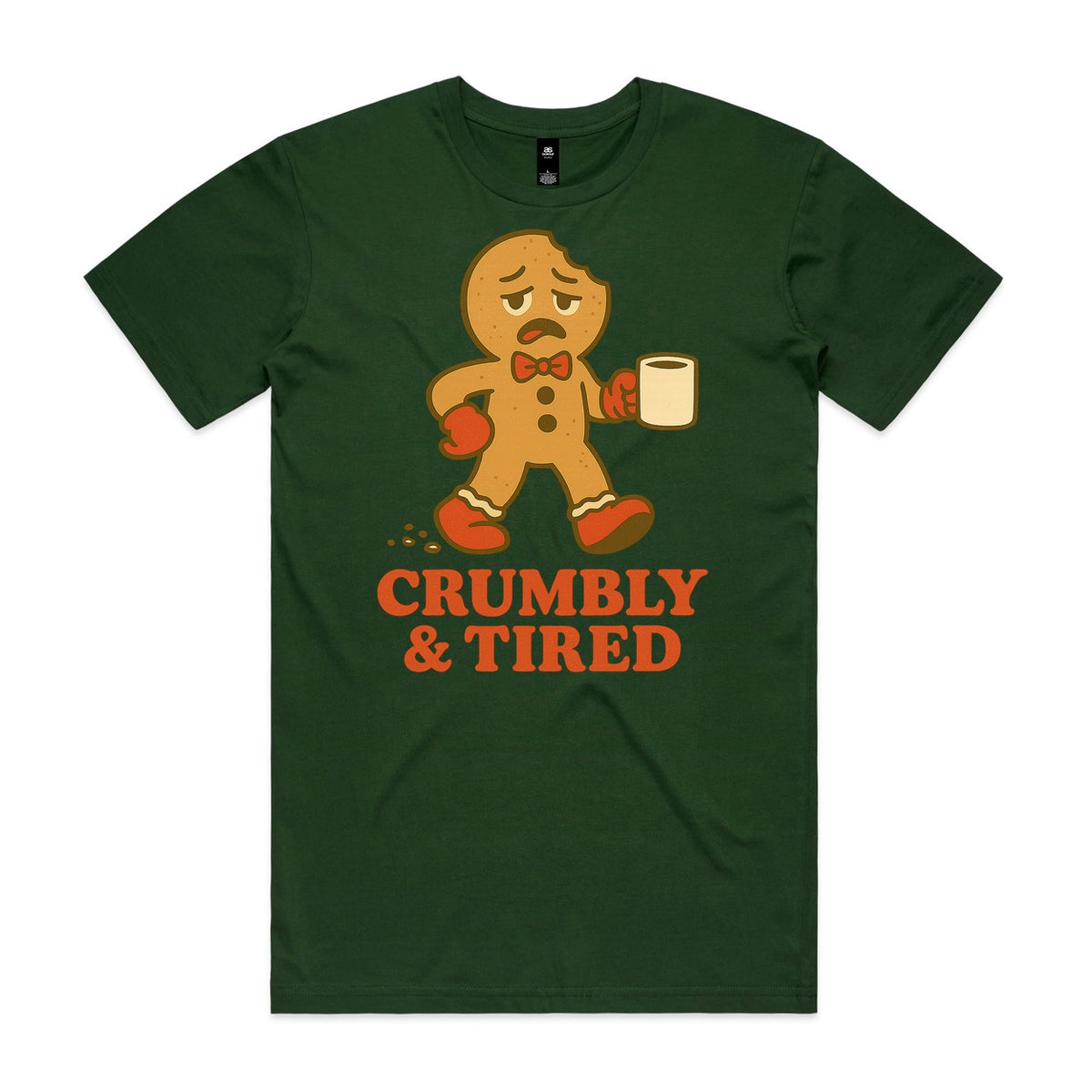 Crumbly & Tired Christmas Gingerbread T-Shirt