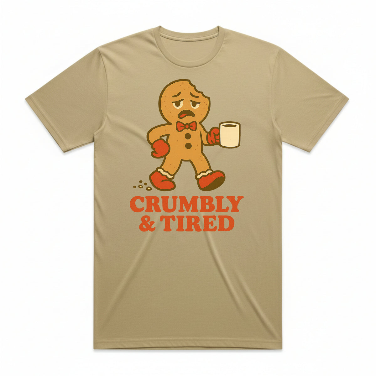 Crumbly & Tired Christmas Gingerbread T-Shirt
