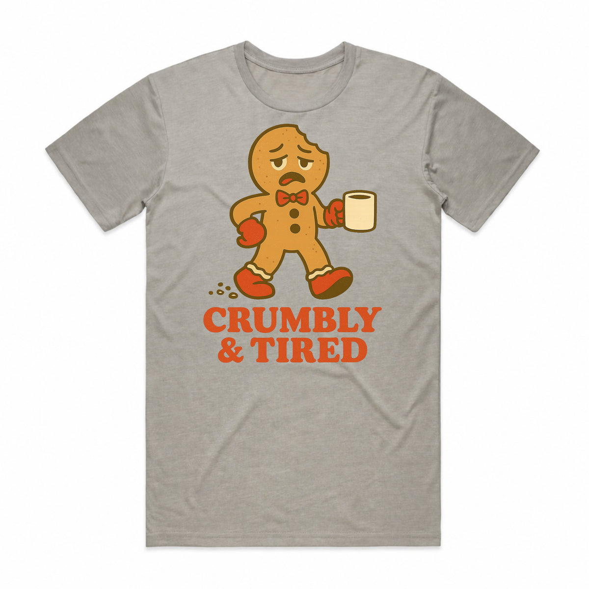 Crumbly & Tired Christmas Gingerbread T-Shirt