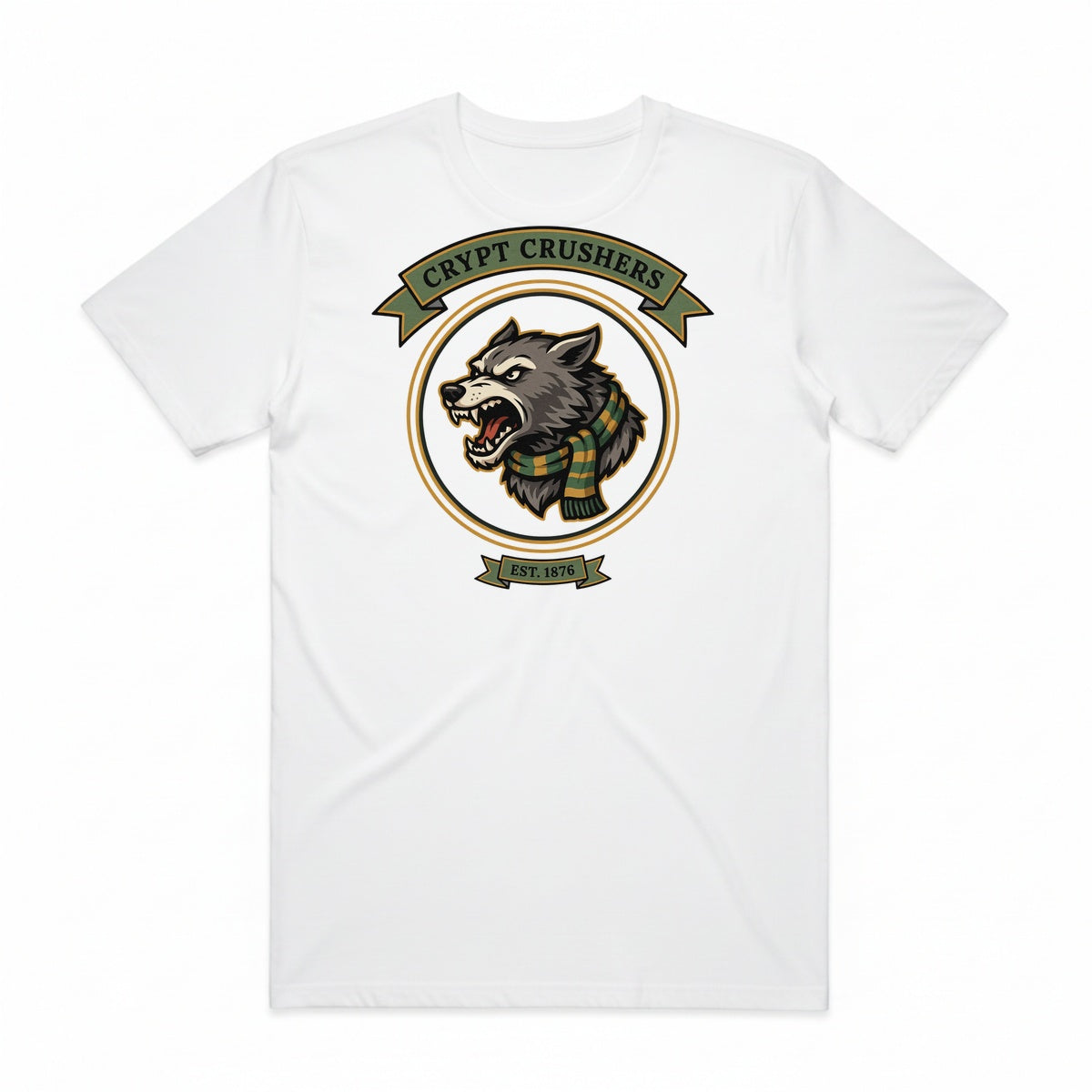 Crypt Crushers T-Shirt - Casper White