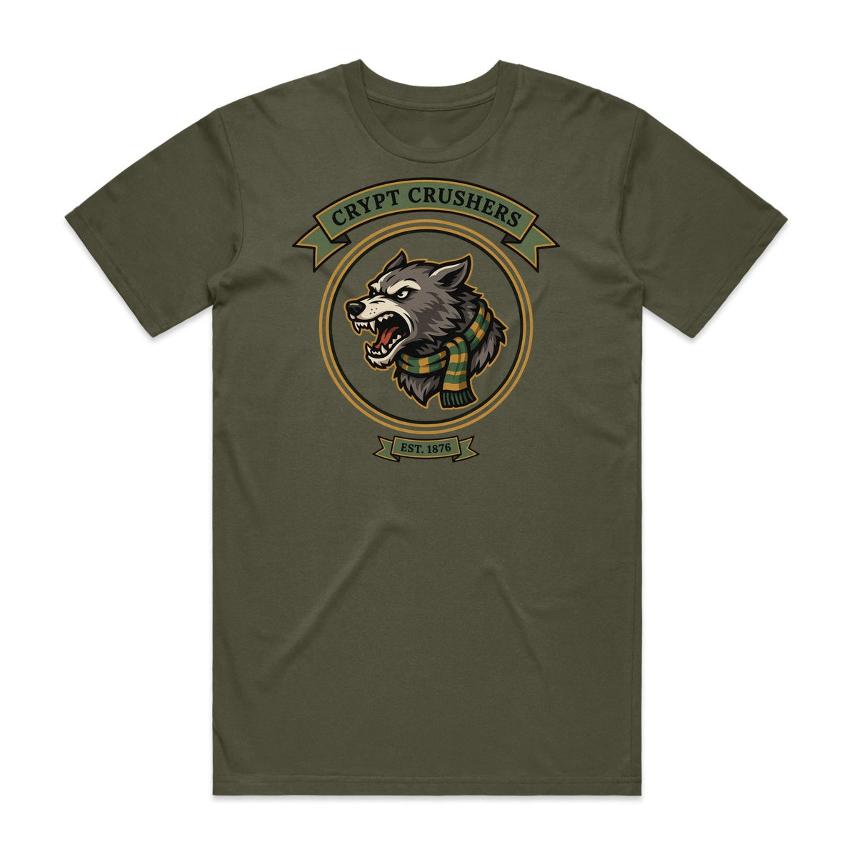 Crypt Crushers T-Shirt - Goblin Green