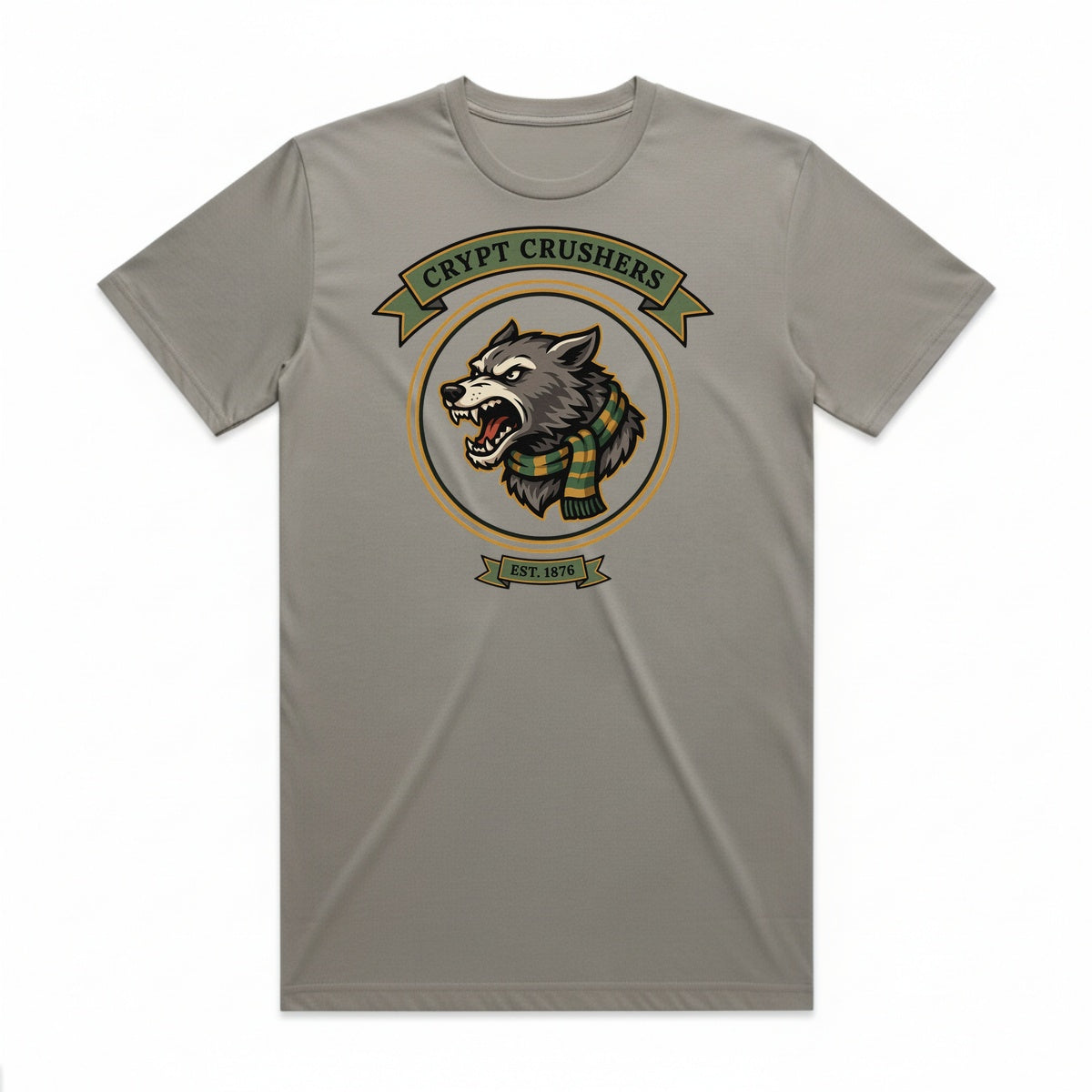 Crypt Crushers T-Shirt - Phantom Gray