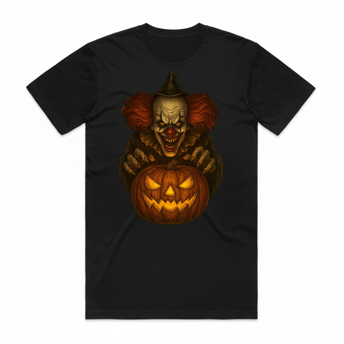 Cursed Clown Jack-o-Lantern T-Shirt