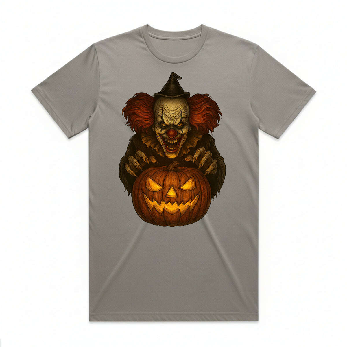 Cursed Clown Jack-o-Lantern T-Shirt